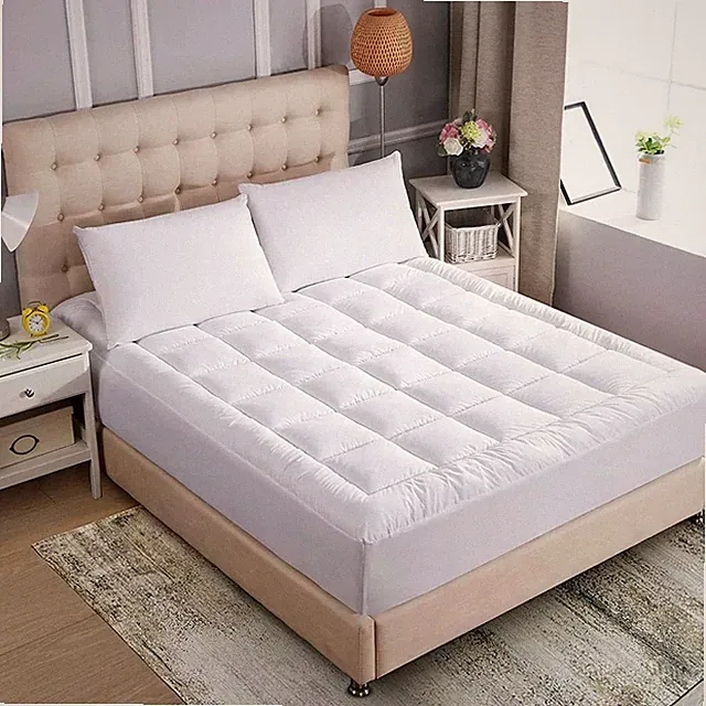 4 Inches Thick Mattress Topper Quilted Cooling Mattress Topper Pad 4"Bed Topper