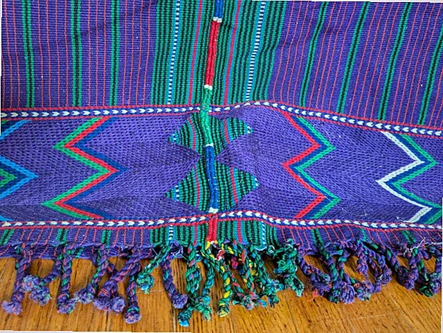 Honduran woven fabric, large tapestry or bedspread