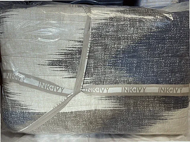 Ink+Ivy Alpine Chevron Stripe 3-Pc. Quilt Set, California King New
