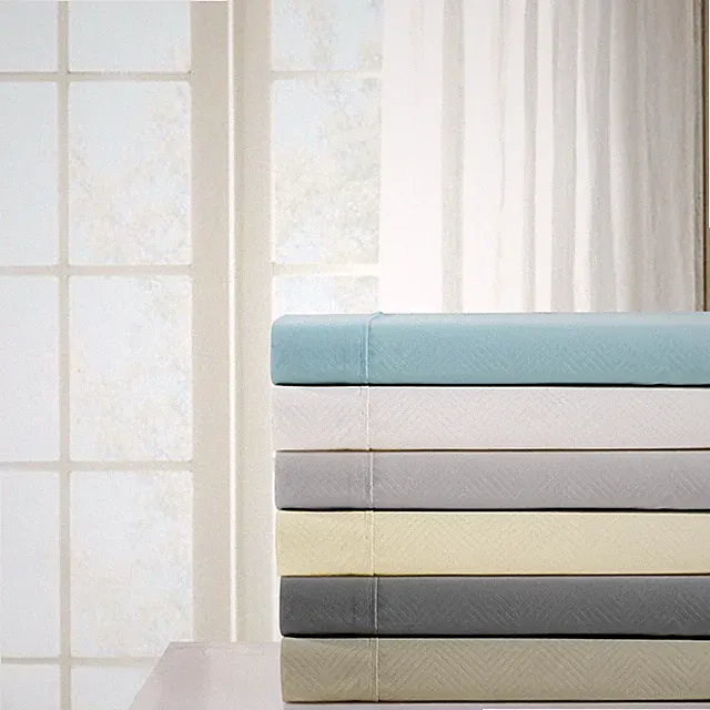 Kathy Ireland Chevron Embossed Microfiber 4 Piece Sheet Set