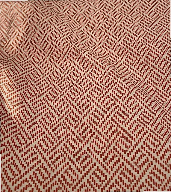 LAUREN RALPH LAUREN Queen Bed Skirt Burnt Orange/Tan Herringbone Southwest Boho