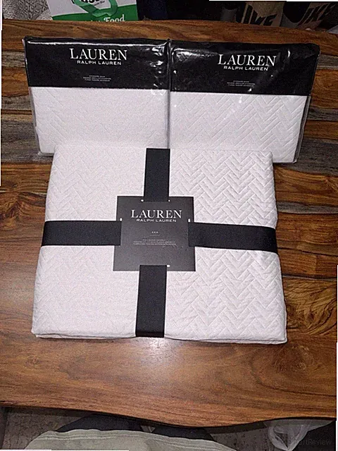 Ralph Lauren Kaia Matelassé 3pc Queen Coverlet Bedspread + 2 Shams White $540