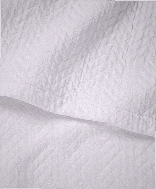 Ralph Lauren Kaia Matelassé Coverlet Bedspread Blanket Chevron King White $385