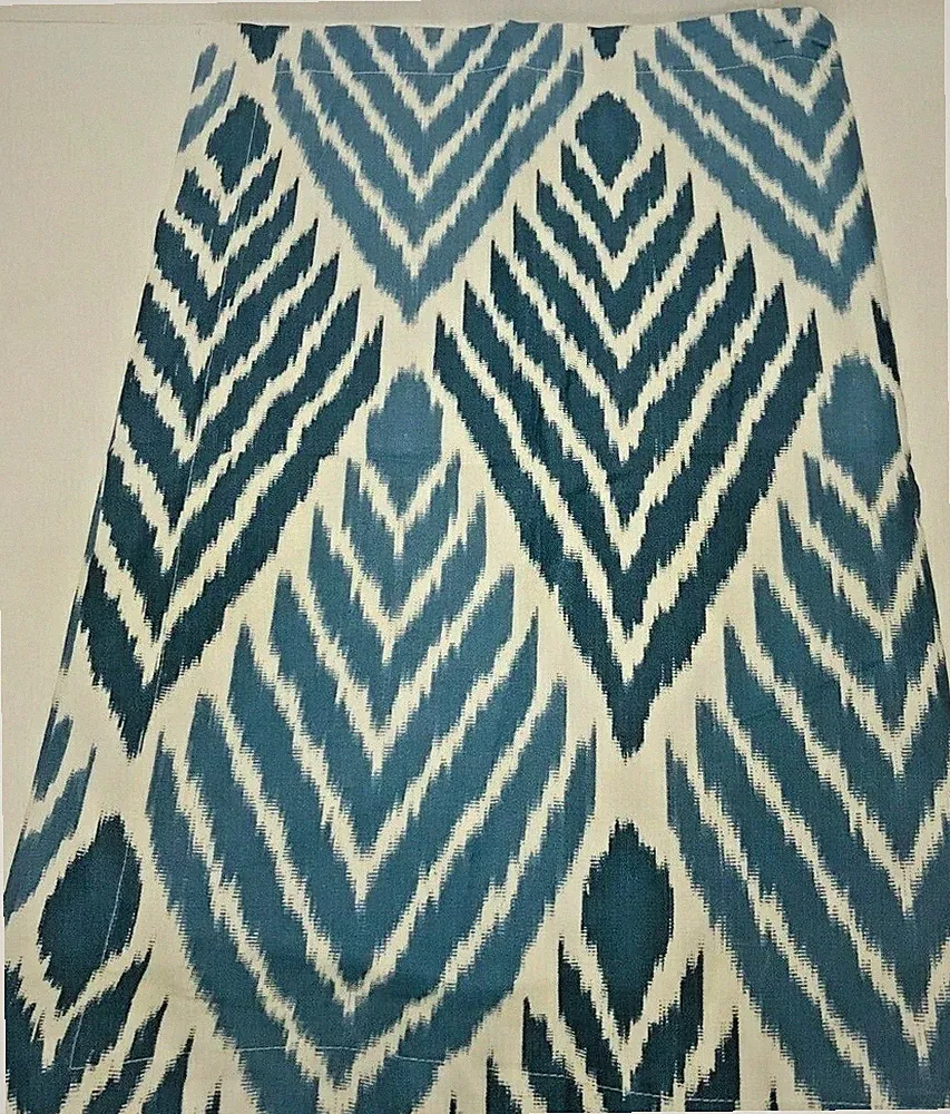 RALPH LAUREN PILLOW SHAM Chevron Blue White NEW