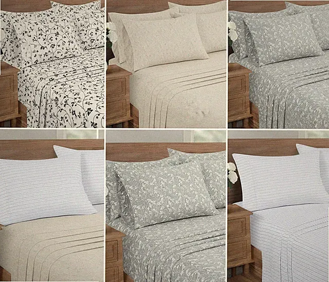 South Point Home Fashions Microfiber Sheet Set Twin Full Queen King