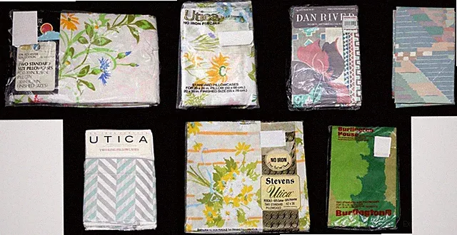 Vtg Varied Designs Flowers*Geometric*Stripes Standard or King Pillowcases NEW